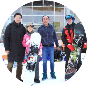 スノーボードレッスン